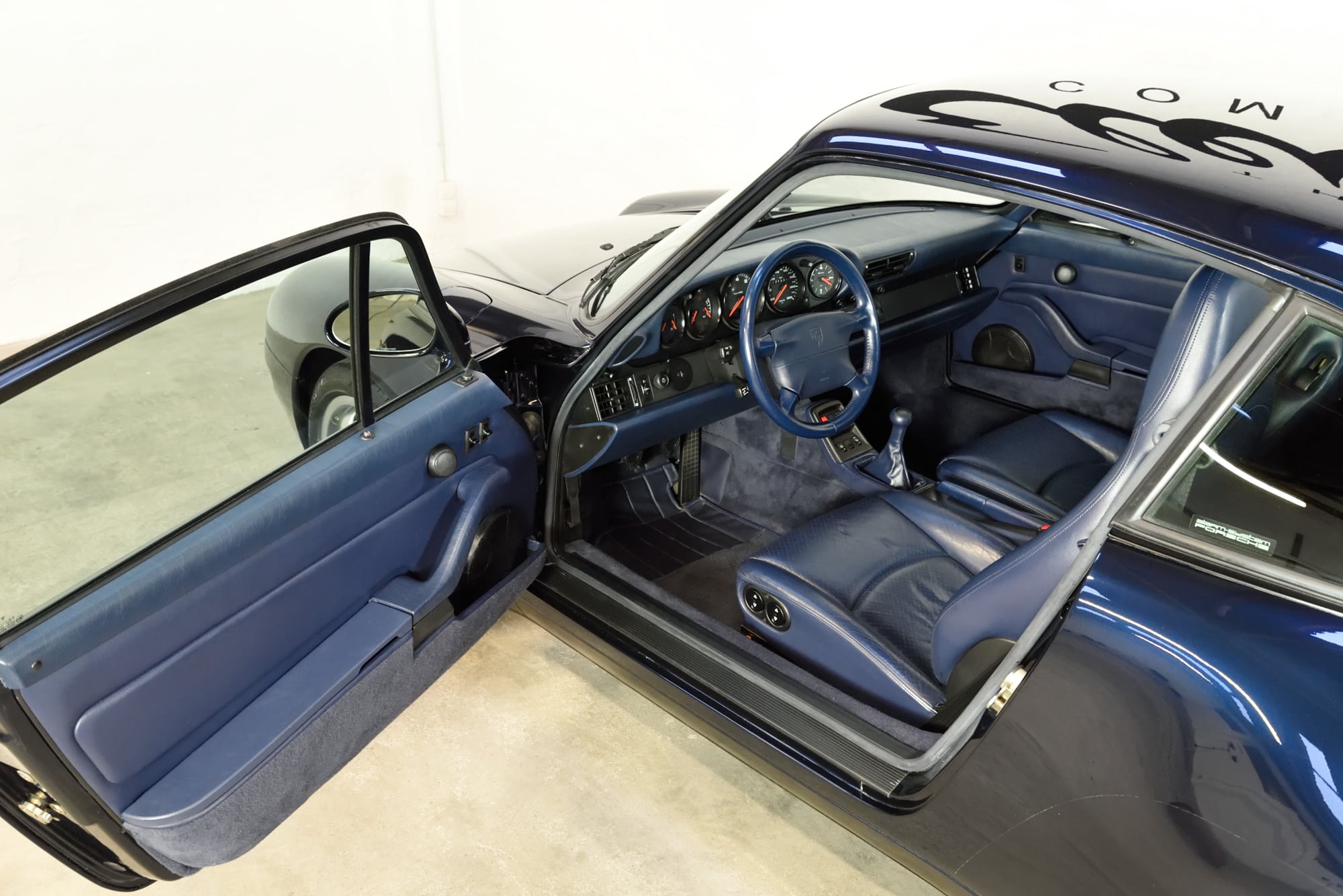 Porsche 993 Carrera nachtblau Leder blau keine Risse